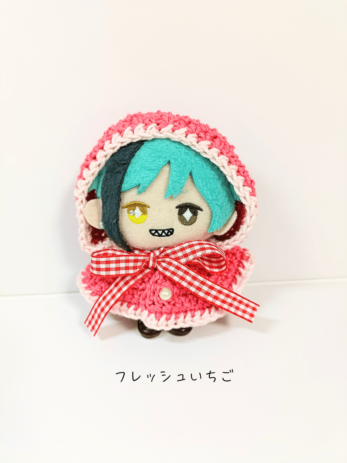 10cmぬい服 いちごミルクフードケープ コットンver. | takoyuka