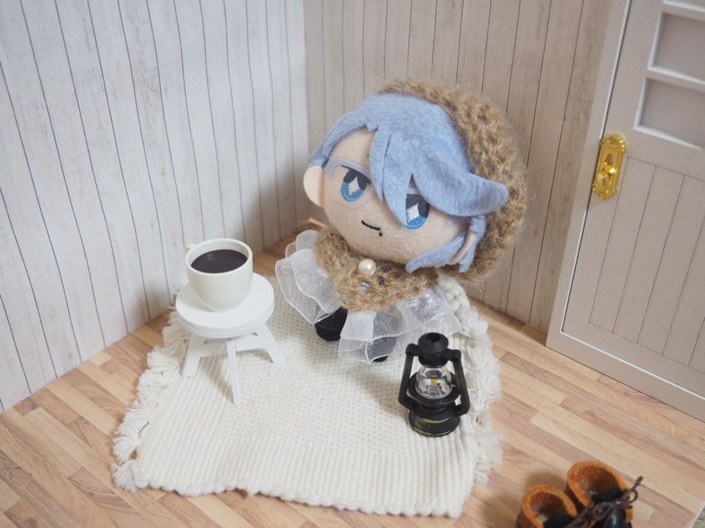 10cmぬい服 オーガンジーケープ＆ベレー帽セット（新バージョン  