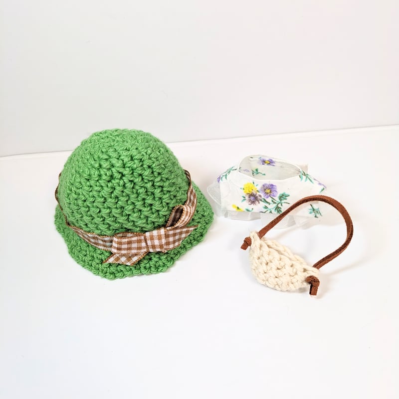 ぬい服10cm お出かけコーデセット『イエローグリーン』 | takoyuka
