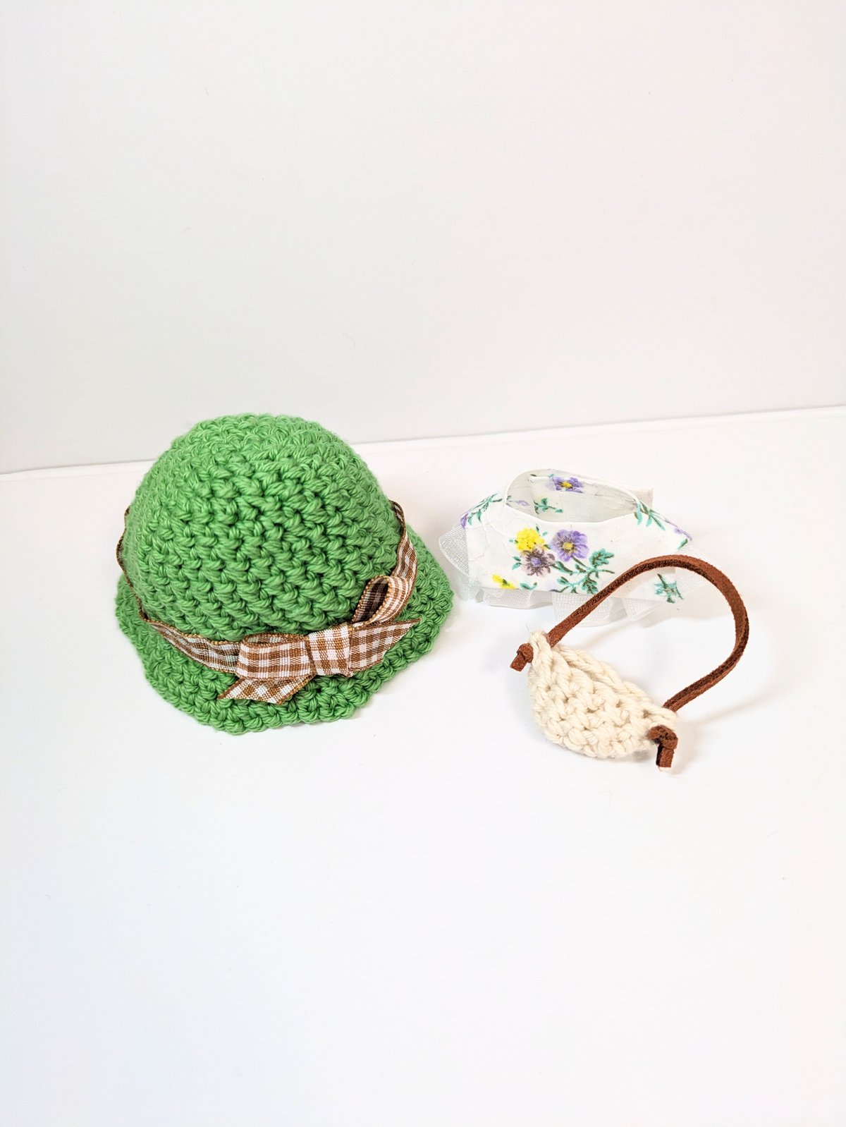 ぬい服10cm お出かけコーデセット『イエローグリーン』 | takoyuka