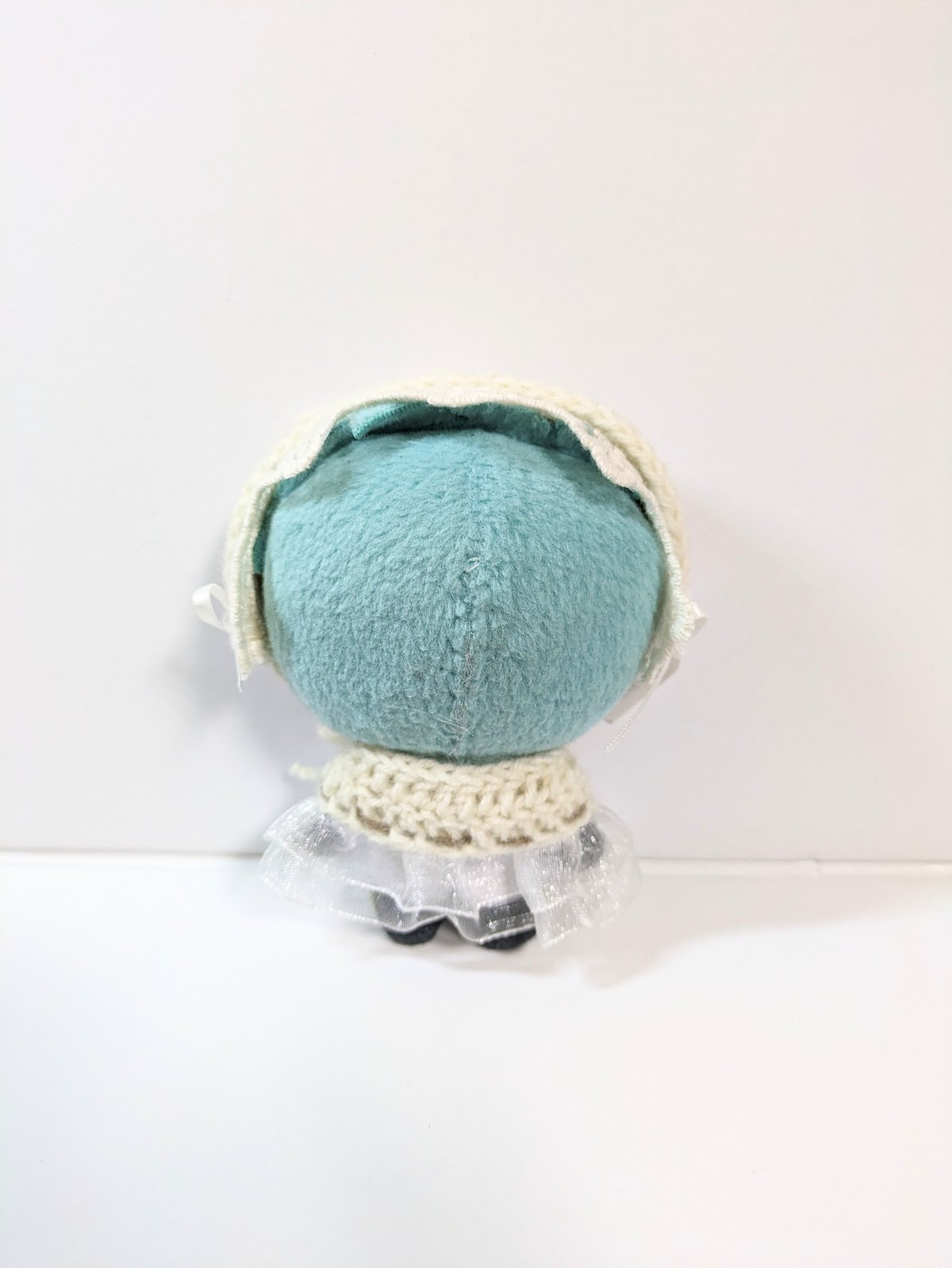 ぬい服ドレス用チュールレース No.2 ぬい服10cm ニットヘッドドレス＆ケープセット 『チュールレース