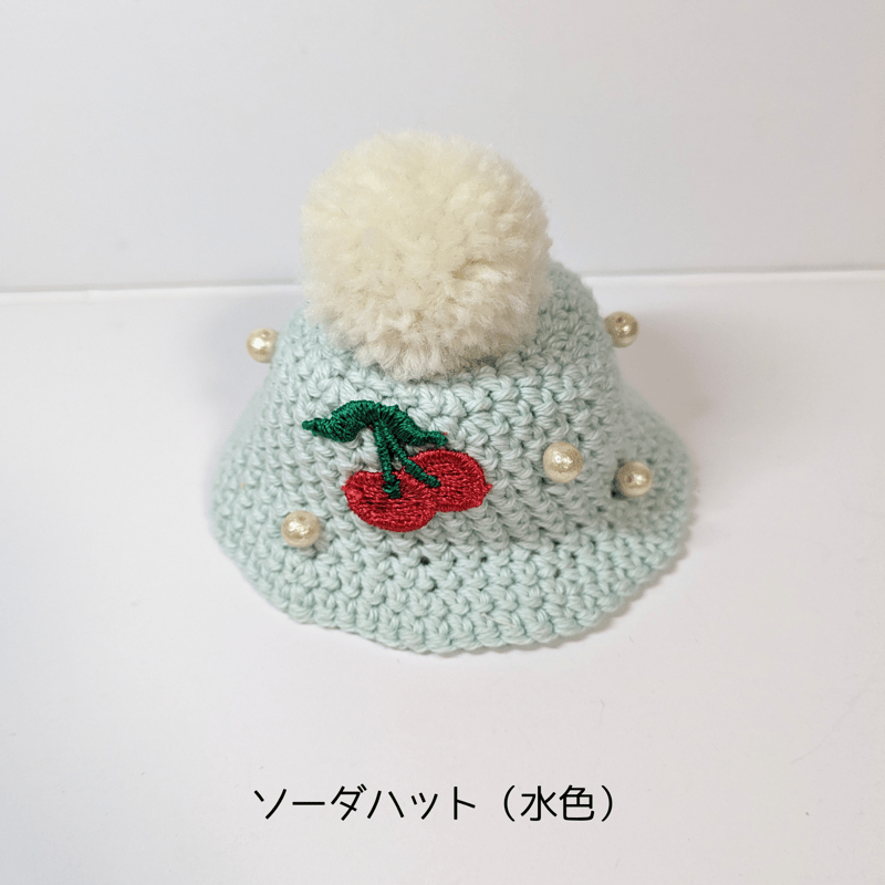 レア　クリームソーダ　ポークパイハット Basiquenti 帽子 ハット 麦わら風 ペーパー ポークパイハット