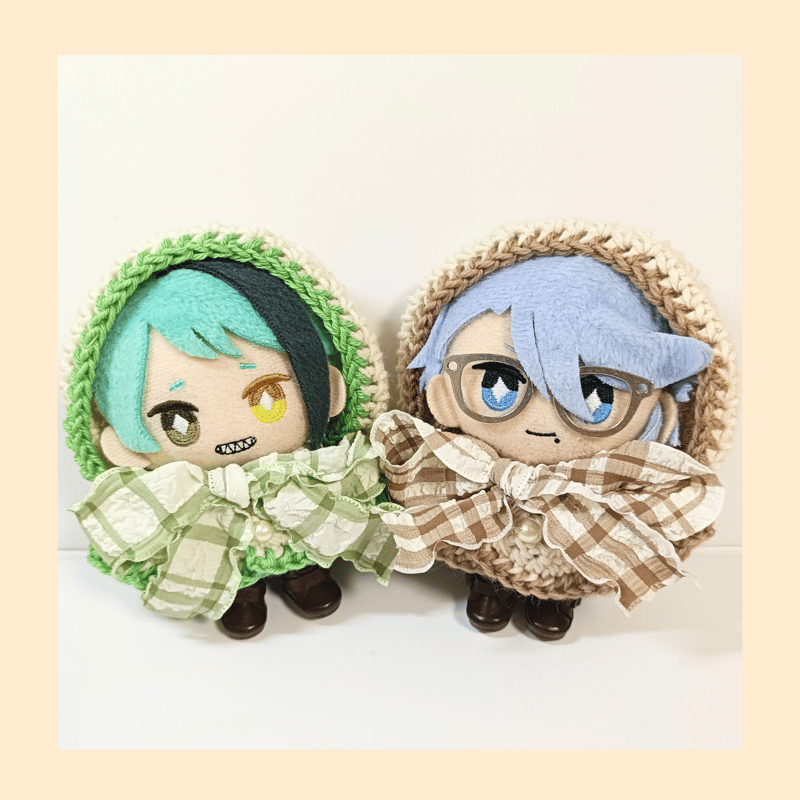 10cmぬい服 くしゅくしゅリボンフードケープ | takoyuka