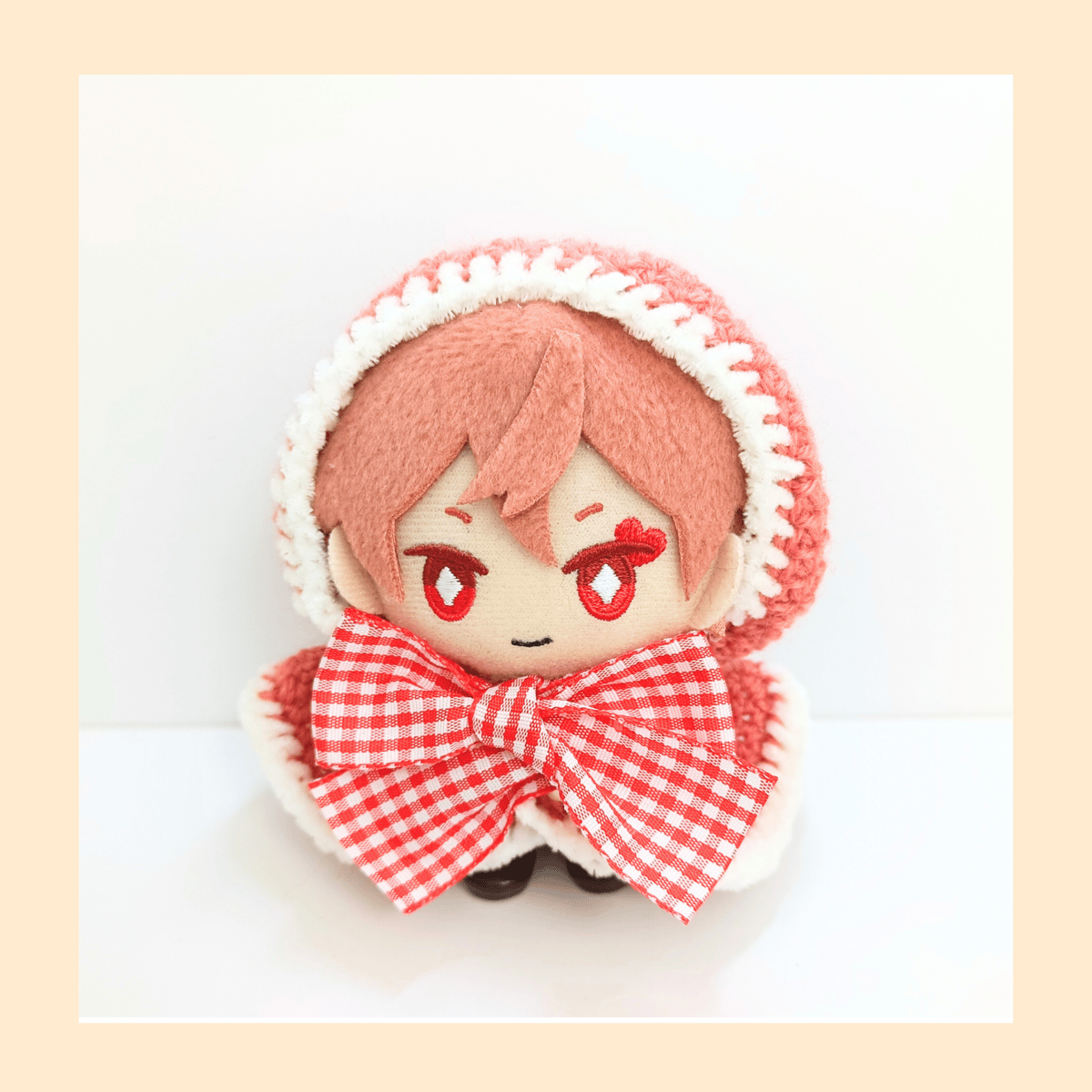 10cmぬい服 いちごミルクフードケープ | takoyuka