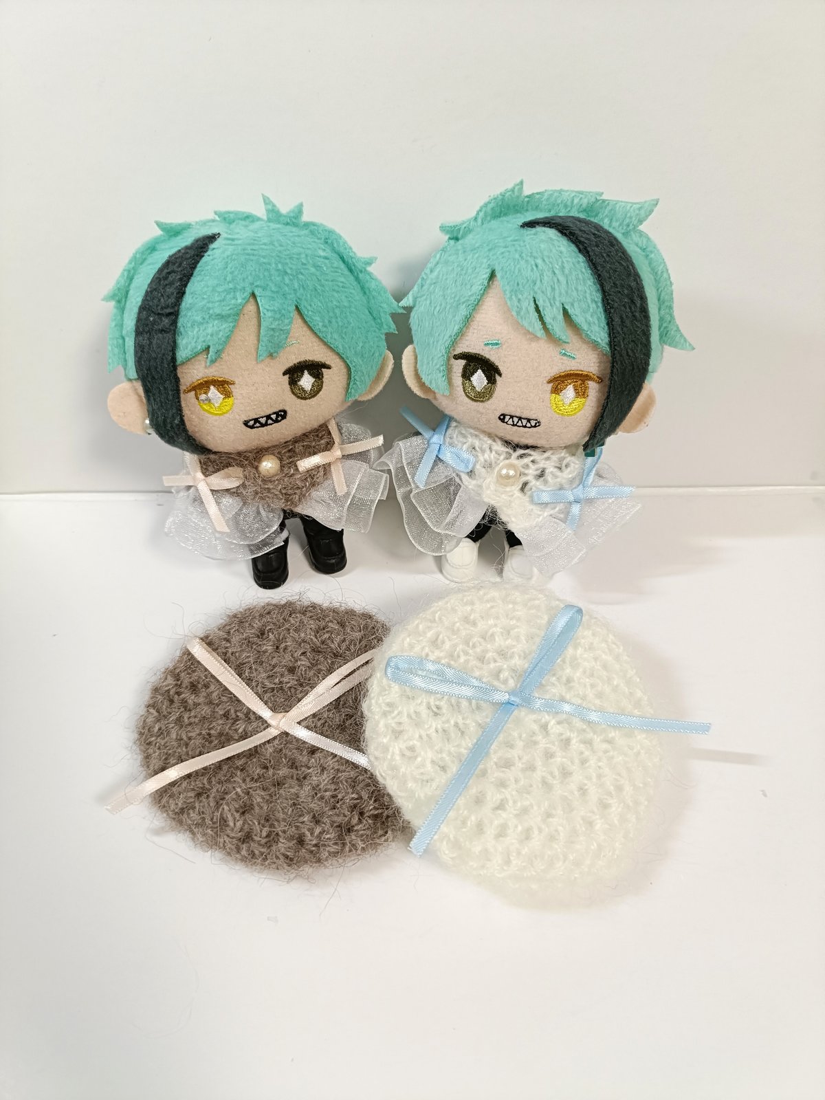 10cmぬい服 ふわふわモヘアケープ＆ベレーセット | takoyuka