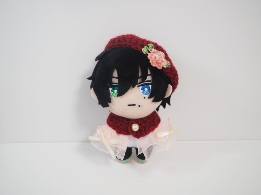Roseぬい服 10cmぬい服 ピンクローズケープ＆ベレーセット | takoyuka