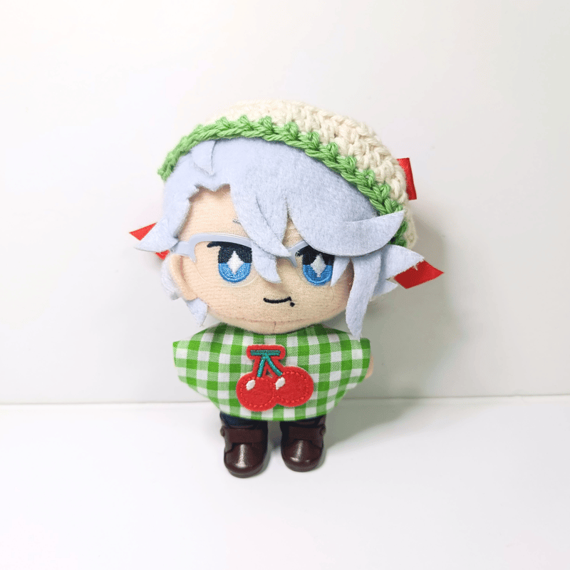 ぬい服 バブーシュカときなりセットアップ ちびぬい はぴぬい 服 バブーシュカセット リボン【なにわ男子