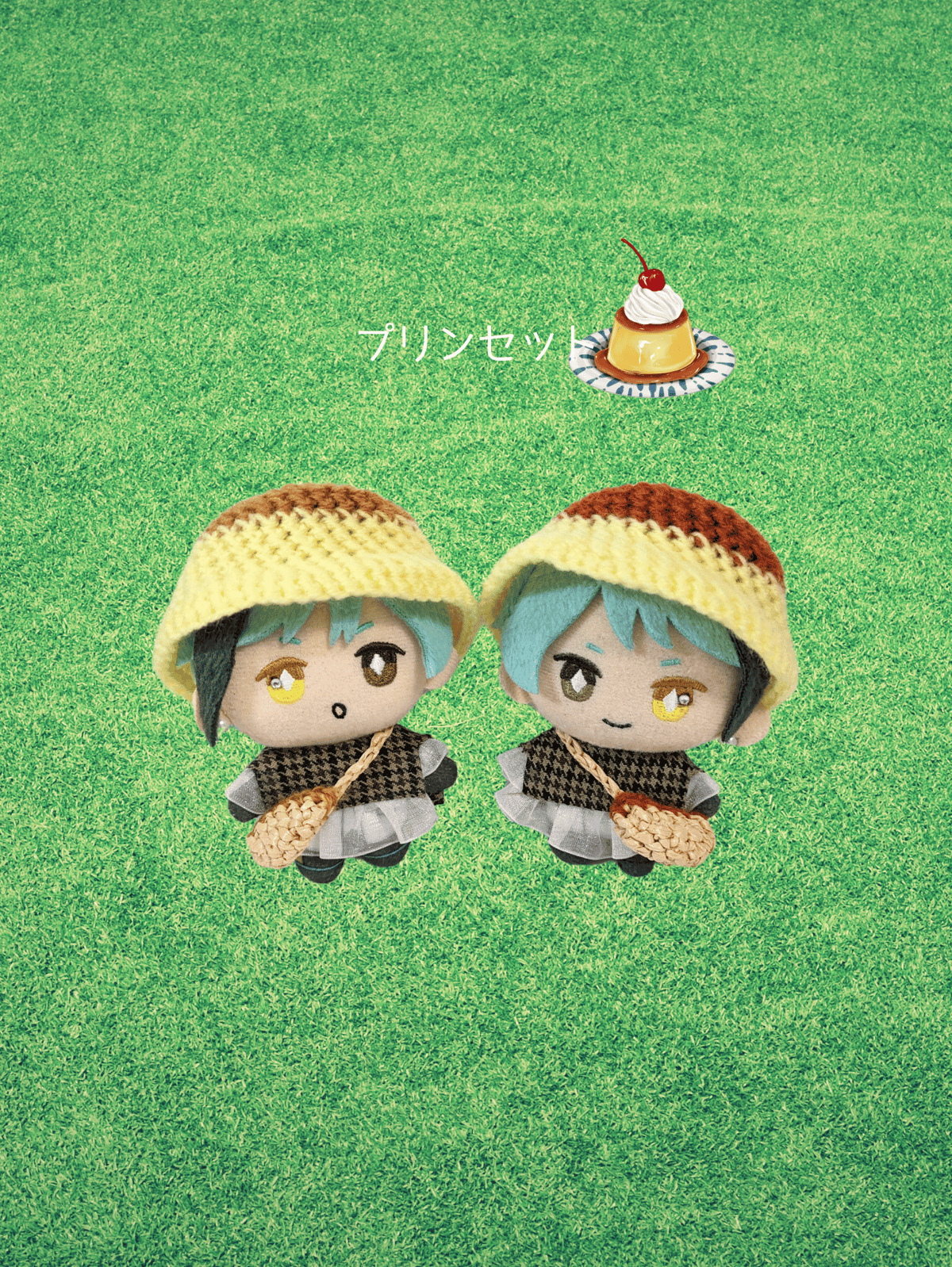 ♡320♡さま専用プリンバッグチャームサイズのぬいぐるみ服 ♡320♡さま専用プリンバッグチャームサイズのぬいぐるみ服