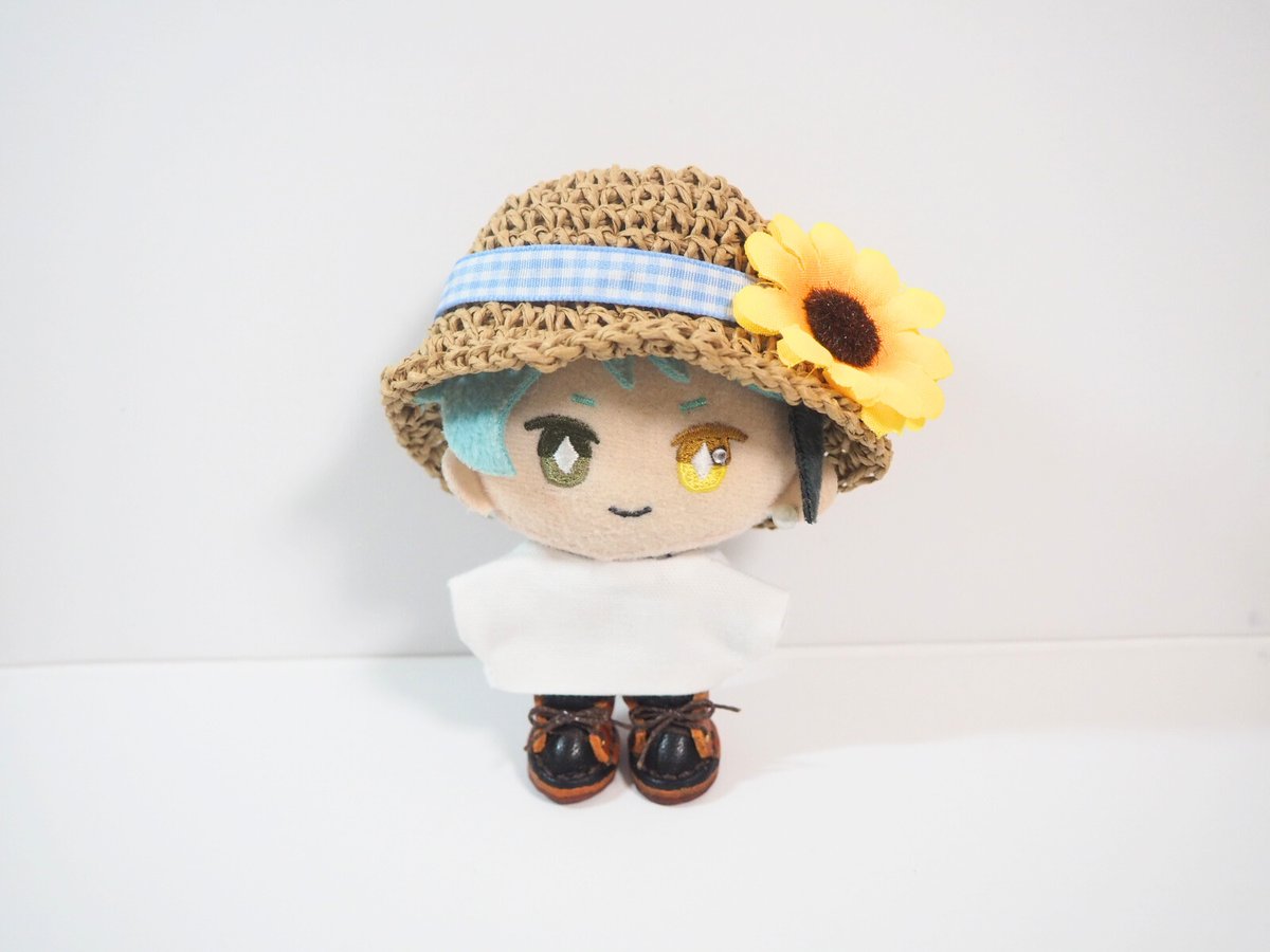 10cmぬい帽子 ひまわり麦わら風 | takoyuka