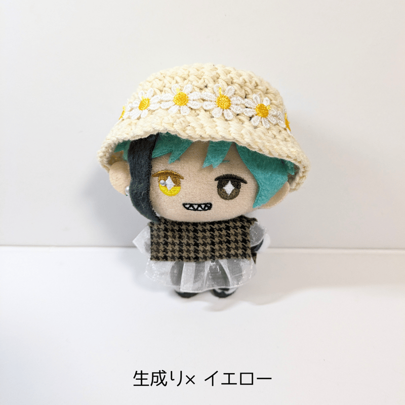 ぬい服10cm フラワーレースコットンハット | takoyuka
