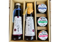 なつはぜ５点セット（ポン酢・ビネガー・ジャム・低糖・低糖粒）　ニコニコ菅野農園　【飯舘村】