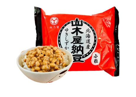 山木屋納豆　小粒（たれ付）北海道産大豆ゆきしずか　冷蔵便　山乃屋　【川俣町】
