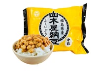 山木屋納豆　中粒（たれ付）　福島県産大豆ふくいぶき　冷蔵便　山乃屋　【川俣町】