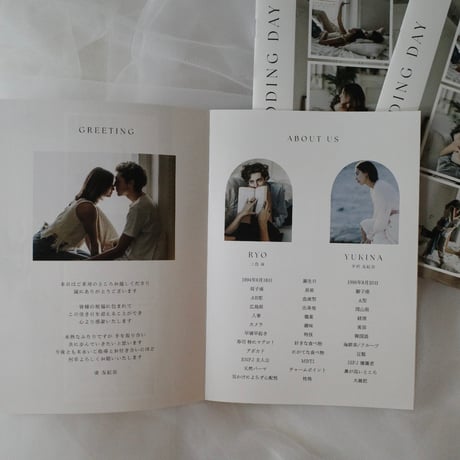 【Canvaテンプレート】Profile Book Simple & Compact #1 | プロフィールブック(Simple & Compact #1)