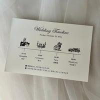 【Canvaテンプレート】Wedding Timeline | ウェディングタイムライン(Classic)