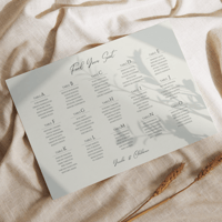 【Canvaテンプレート】Seating Chart Board | 席次表ボード(Simple&Aesthetic)