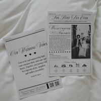 【Canvaテンプレート】Wedding Newspaper A | ブライダル新聞 A