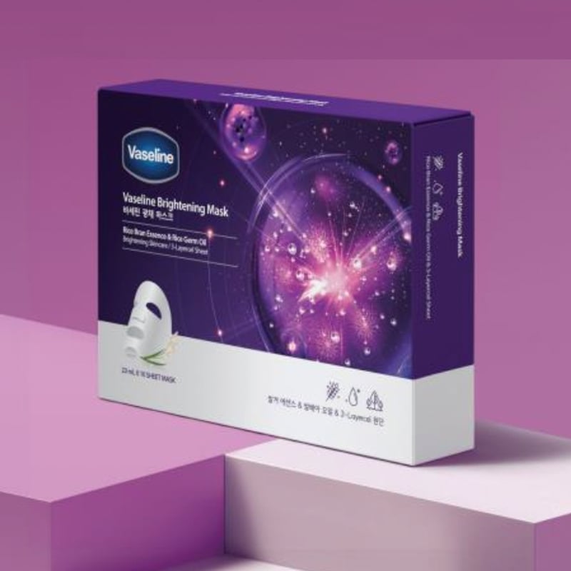 美白Mask（5枚セット）【Vaseline Sheet Mask】 | T-mi 韓国コスメ