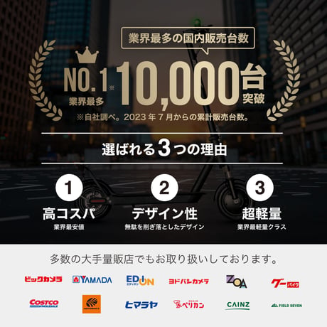 RICHBIT ES1 Pro 特定小型原付モデル  電動キックボード 公道走行可能 性能認定適合