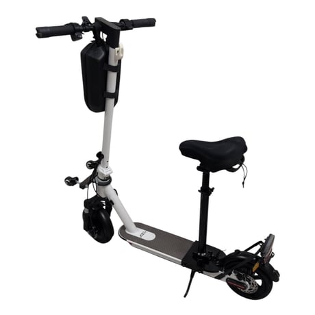 【中古車】オプション多数付属 RICHBIT ES1 Pro シルクホワイト ※１ヶ月保証付 特定小型原付モデル 電動キックボード 公道走行可能 性能認定適合