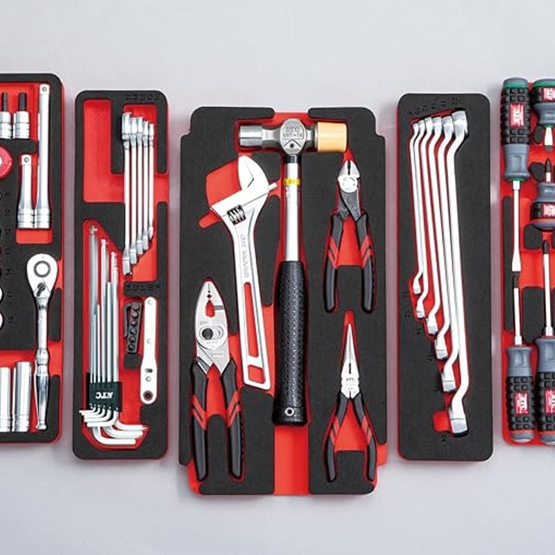 【新品】京都機械工具(KTC)9.5sq.スタンダード工具セット(両開きメタルケース) 56点 SK3560WZ 新品】京都機械工具(KTC)9.5sq.スタンダード工具セット(両開きメタル