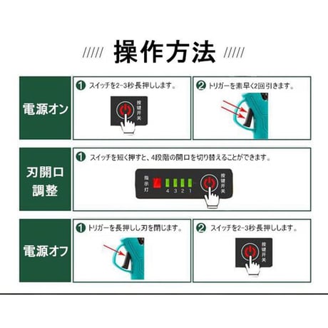 電動剪定ハサミ