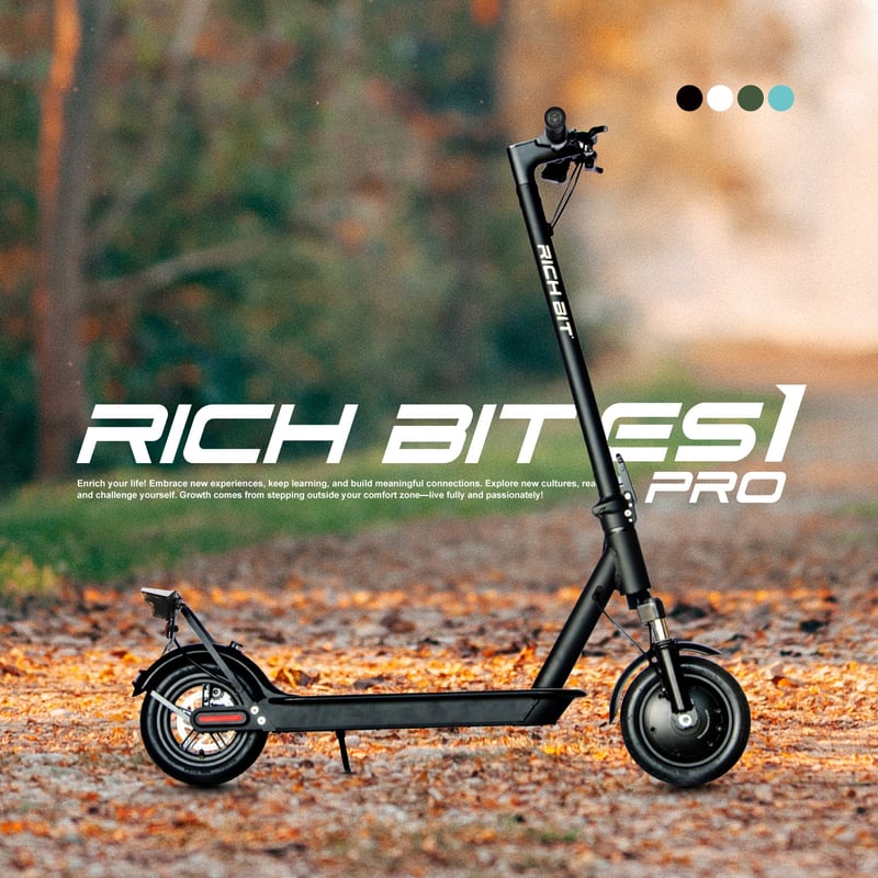 マイナーチェンジモデル】 RICHBIT ES1 Pro 特定小型原付モデル 電動