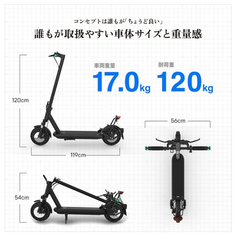 【Makuake No.1】 RICHBIT ES2 Pro 特定小型原付モデル 電動キックボード 公道走行可能 性能認定適合