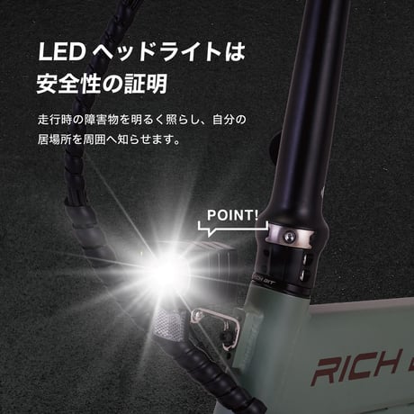 RICHBIT CITY ASSIST 電動アシスト自転車 型式認定取得済