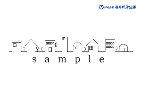 街並みのロゴ L_0151