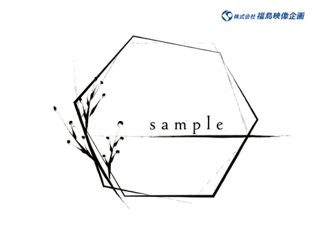 シンプルフレームのロゴ  L_0093