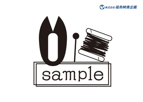裁縫道具のロゴ L0176