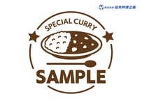 カレーライスのロゴ L_0138