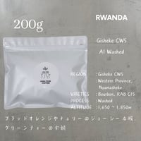 ルワンダ　ギシェケ CWS ウォッシュド　200g