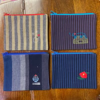 【公式ショップ限定】 OUTLET ハンドメイドにいがた刺繍ポーチ（4種）【組合】