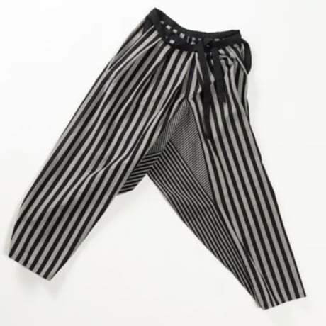 工房　野良のパンツ ヴィンテージのシルク着物のパッチワーク野良着にポーランド軍