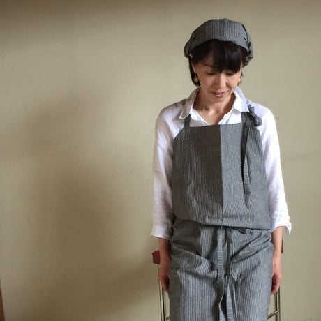 【新品未使用　タグ付き】　ヒスクローネ　hischrone エプロン 黄緑 AITOZ（アイトス） パイピングエプロン ライムグリーン