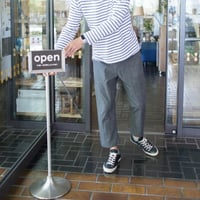 亀田縞のパンツ ブラックストライプ【亀とうさぎ】