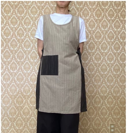 SEESEW5【エプロン】亀田縞ハンドメイドキット12-19【組合】