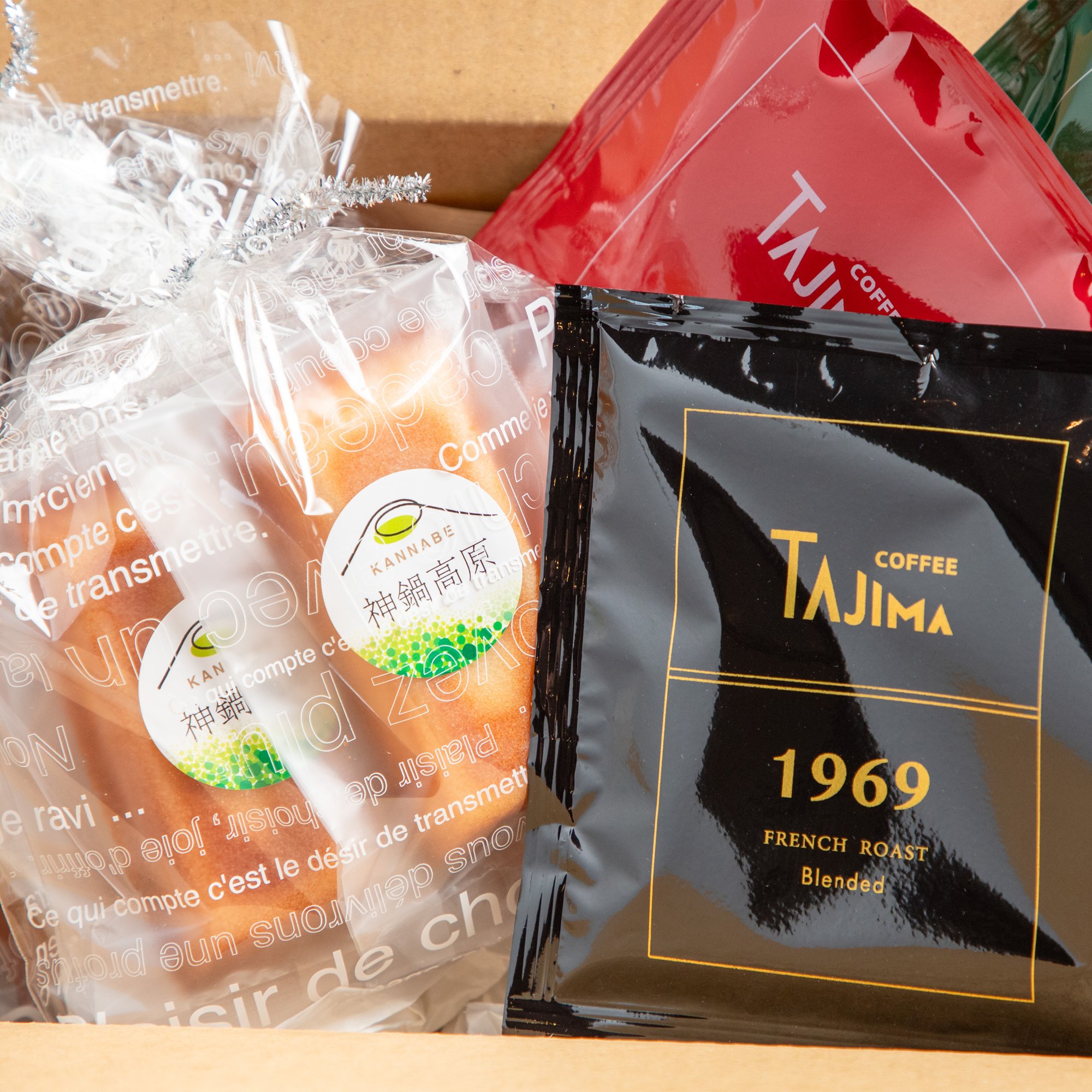 神鍋高原はちみつフィナンシェ＆TAJIMA COFFEEドリップバッグセット