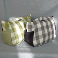 カントリーチェックバッグ