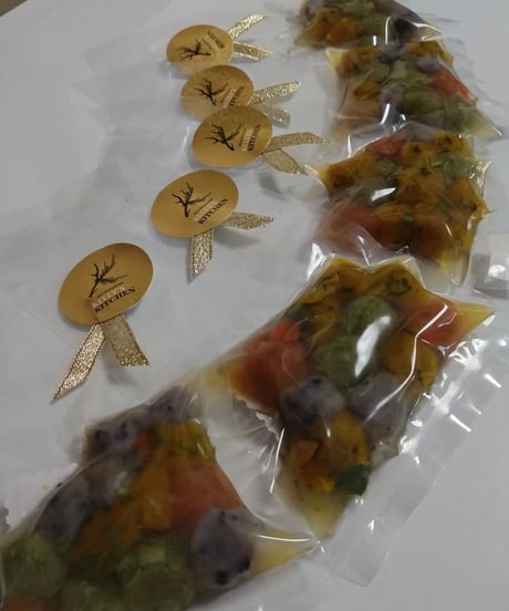 もちもち鹿肉団子スープ