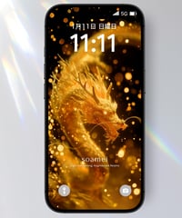 豊穣共鳴《金龍 × 神聖ゴールド》芯が定まる |スマホ待受け