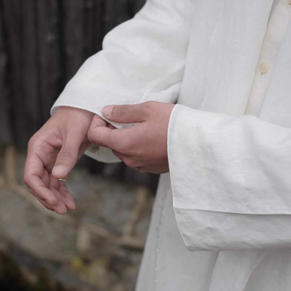 MITTAN 羽織　大麻　サイズ2 白 MITTAN / 大麻羽織 高密度 / JK-73 / 白 | gallery hito