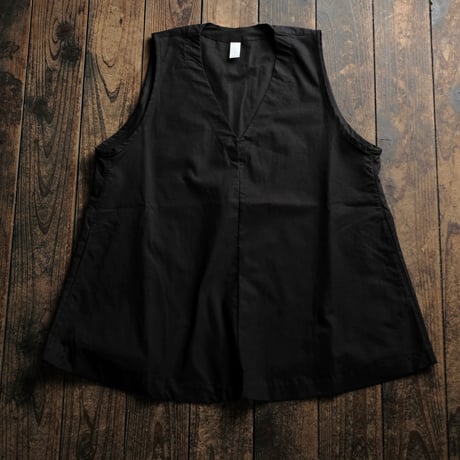 Yoli シルクベストYoli Silk wrap vest ブラック yoli | STORES