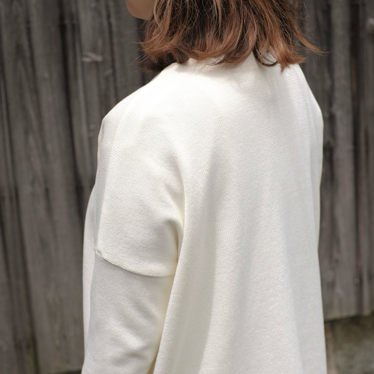 トップス Yoli / Cotton long knit / White Yoli / Cotton long knit / White | gallery hito