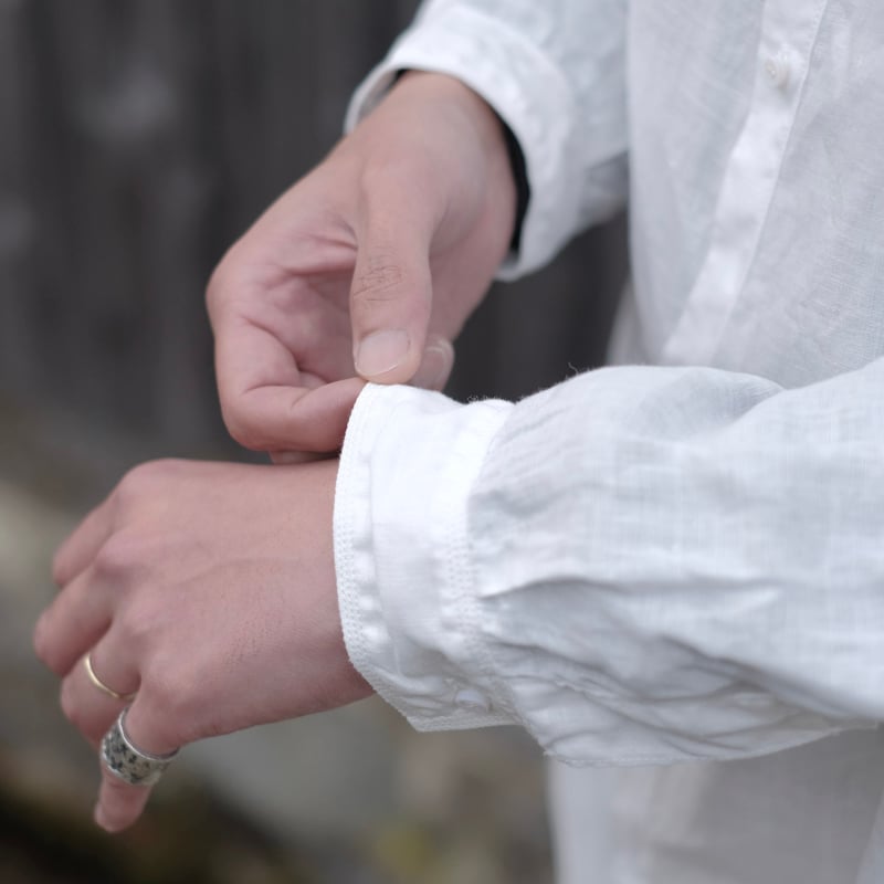 MITTAN / 大麻シャツ3 / SH-137 / 白 | gallery hito