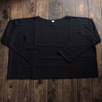 Yoli / Simple wide blouse / Black / YL-TP12-26SS