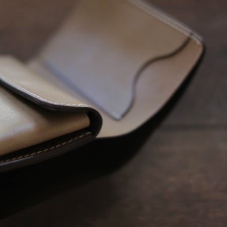 ANDADURA / compact wallet / beige