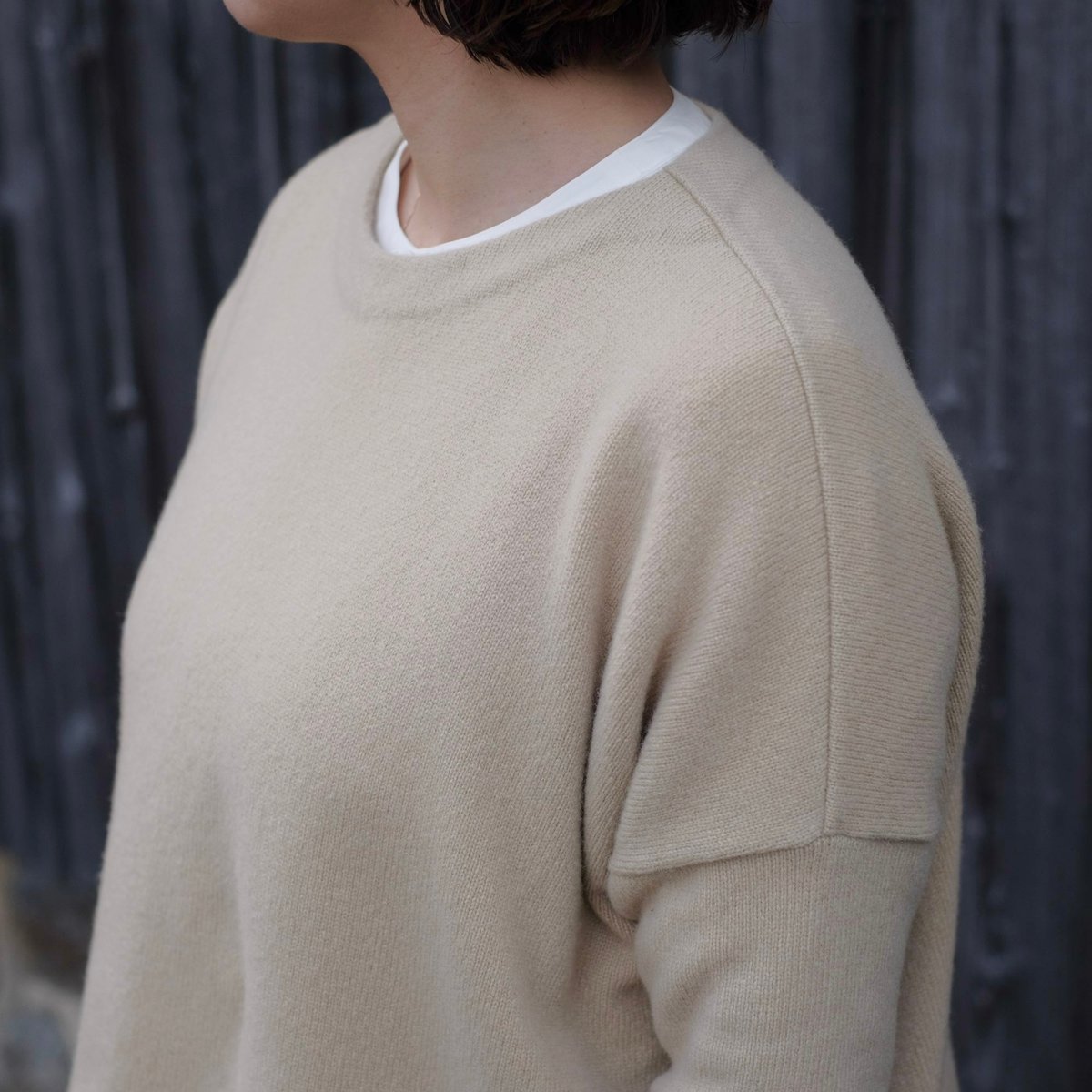 Yoli / Short knit / Camel | gallery hito